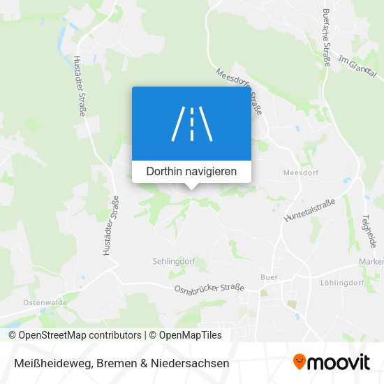 Meißheideweg Karte
