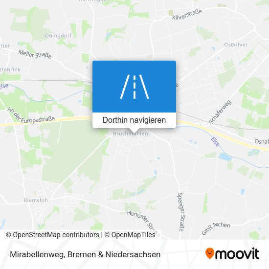Mirabellenweg Karte