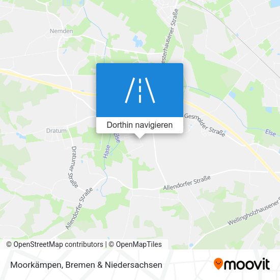 Moorkämpen Karte