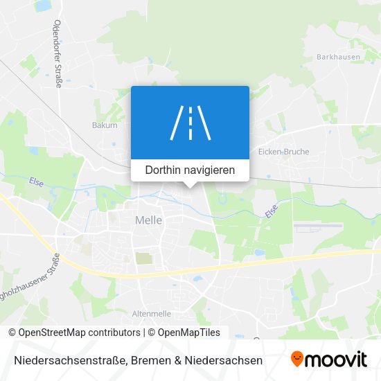 Niedersachsenstraße Karte