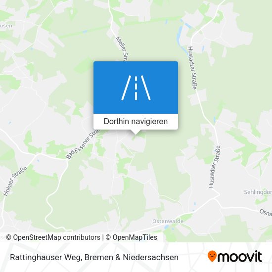 Rattinghauser Weg Karte