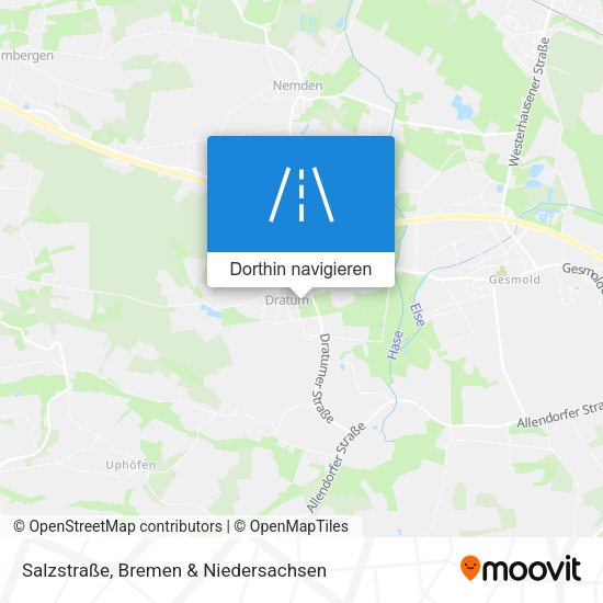 Salzstraße Karte