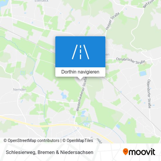 Schlesierweg Karte