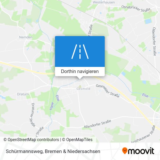 Schürmannsweg Karte
