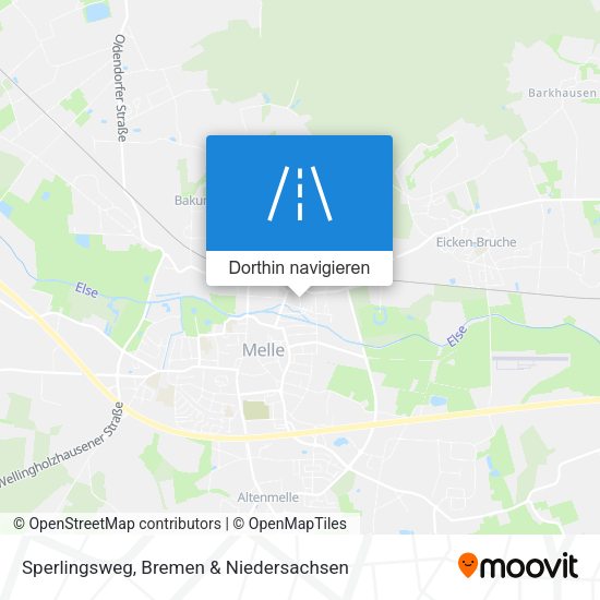 Sperlingsweg Karte