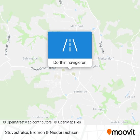 Stüvestraße Karte