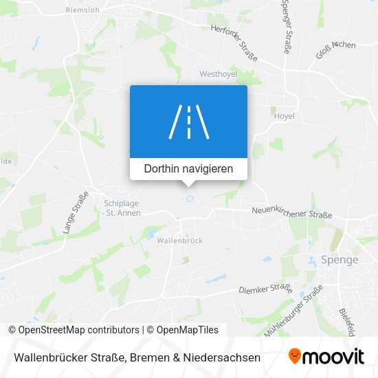 Wallenbrücker Straße Karte