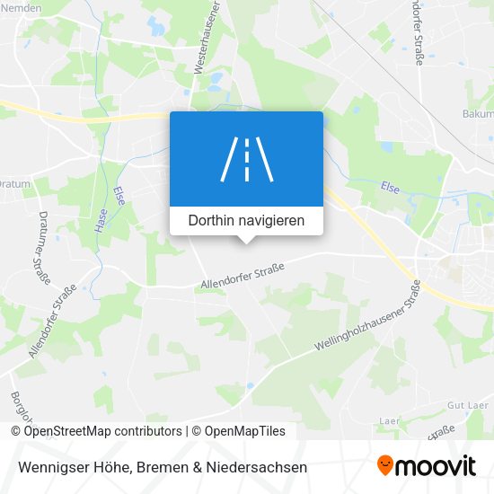 Wennigser Höhe Karte
