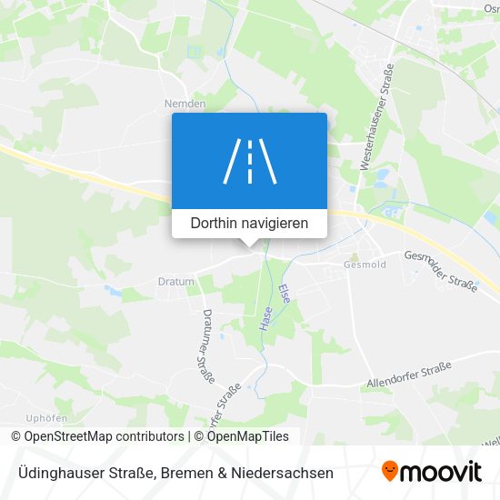 Üdinghauser Straße Karte