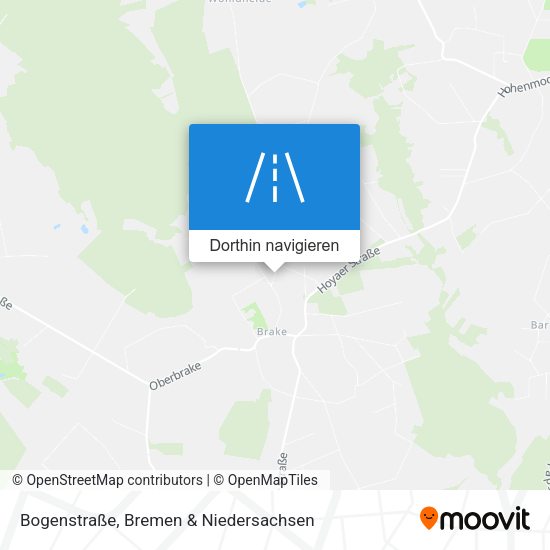 Bogenstraße Karte