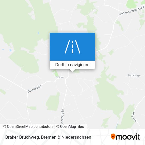 Braker Bruchweg Karte