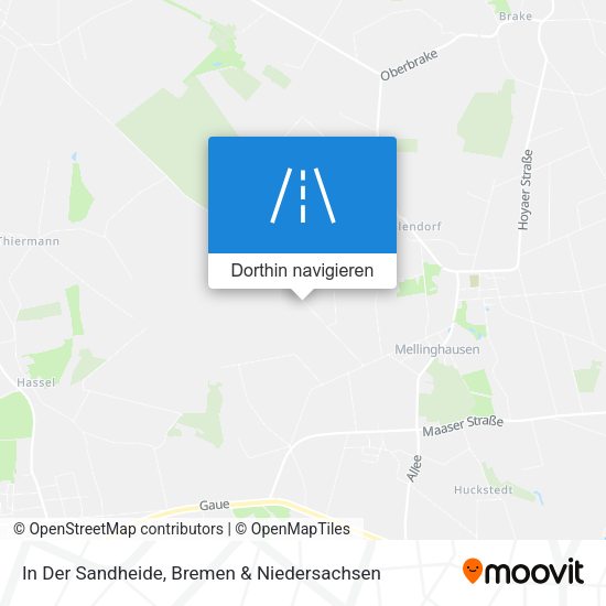 In Der Sandheide Karte