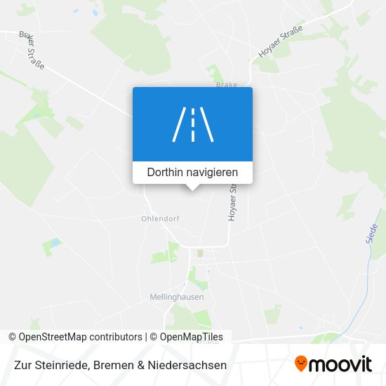 Zur Steinriede Karte