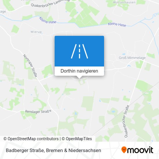 Badberger Straße Karte