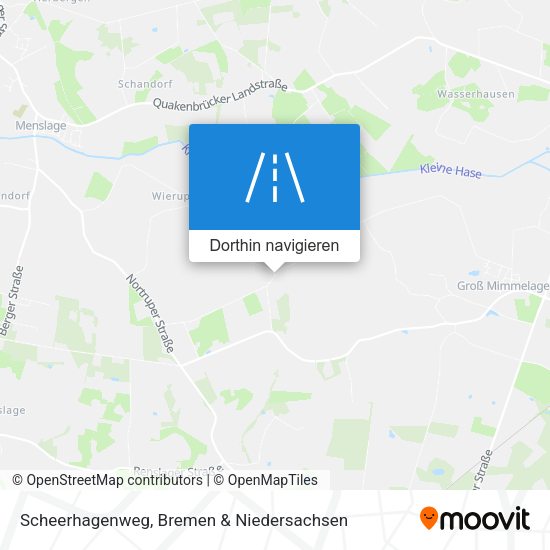 Scheerhagenweg Karte