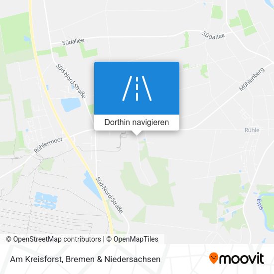 Am Kreisforst Karte
