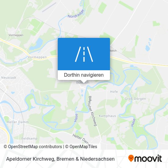 Apeldorner Kirchweg Karte