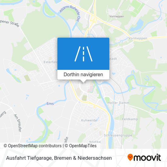 Ausfahrt Tiefgarage Karte