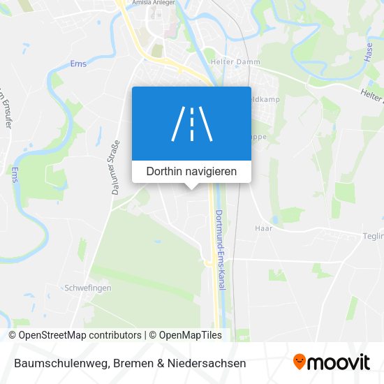Baumschulenweg Karte