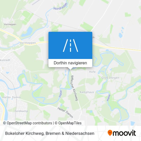Bokeloher Kirchweg Karte