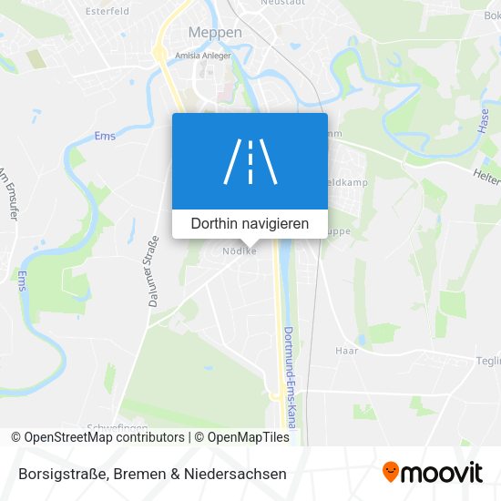 Borsigstraße Karte