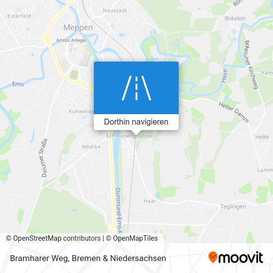 Bramharer Weg Karte