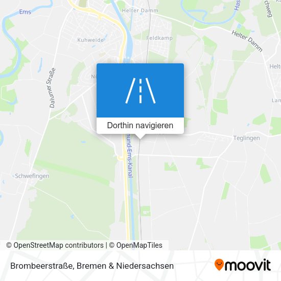 Brombeerstraße Karte