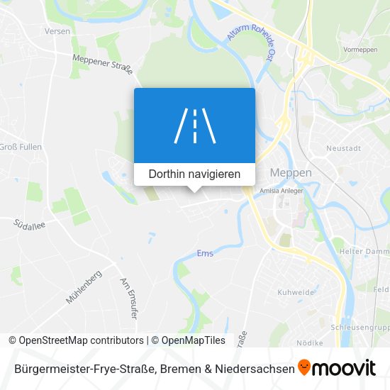Bürgermeister-Frye-Straße Karte