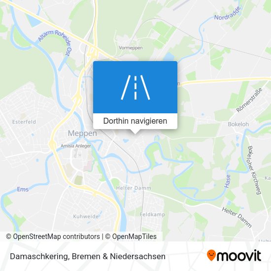 Damaschkering Karte
