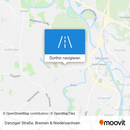 Danziger Straße Karte