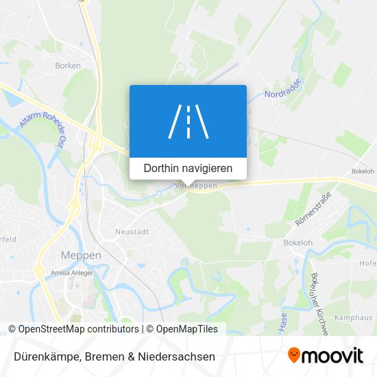 Dürenkämpe Karte