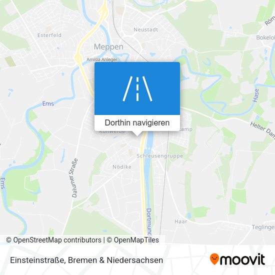 Einsteinstraße Karte
