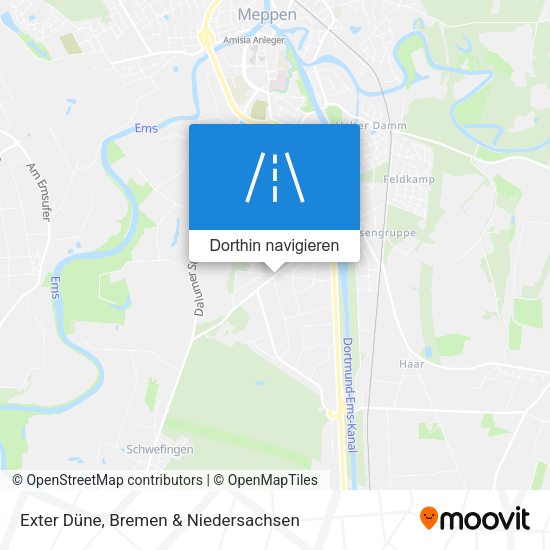 Exter Düne Karte