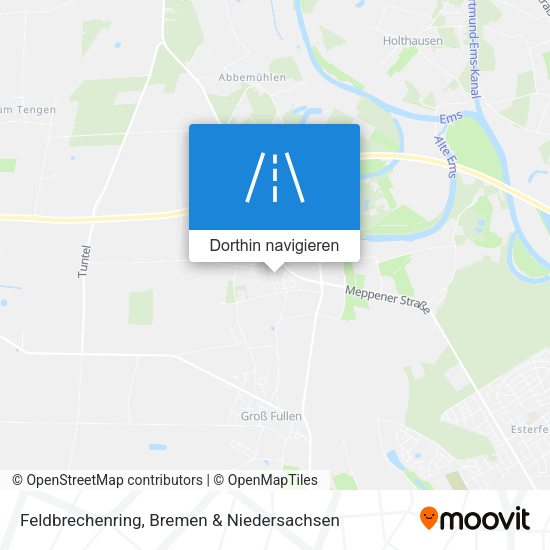 Feldbrechenring Karte