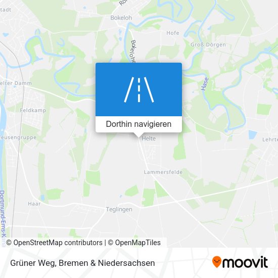 Grüner Weg Karte