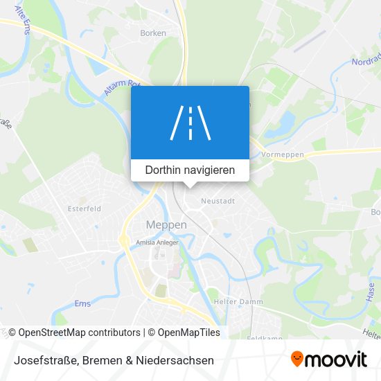 Josefstraße Karte