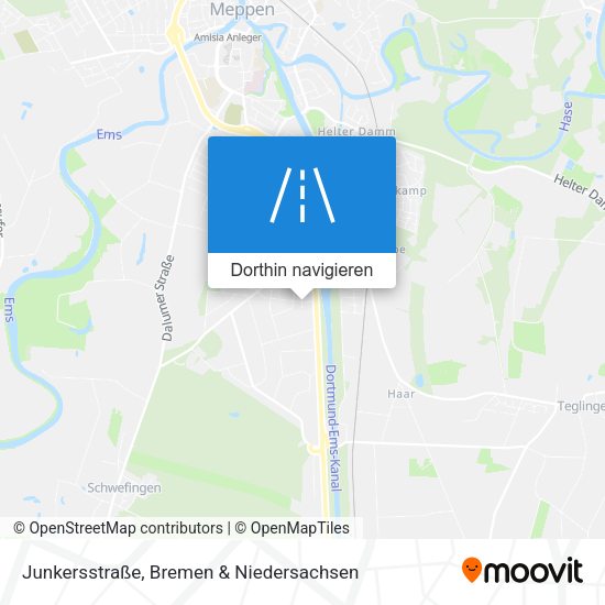 Junkersstraße Karte