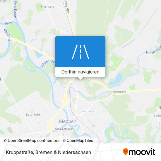Kruppstraße Karte