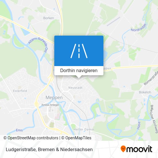 Ludgeristraße Karte