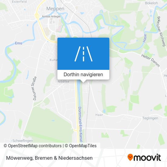 Möwenweg Karte