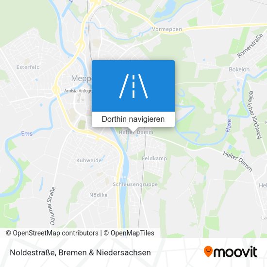 Noldestraße Karte