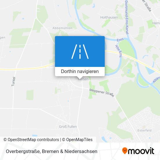 Overbergstraße Karte