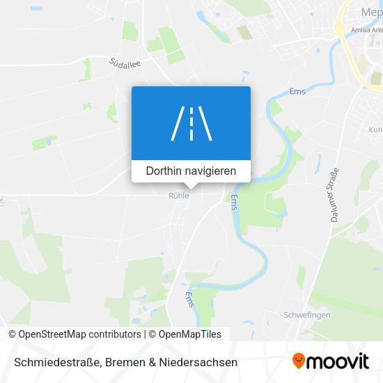 Schmiedestraße Karte