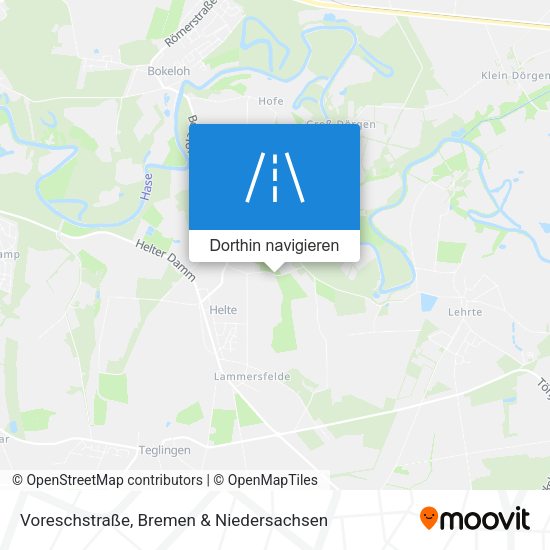Voreschstraße Karte