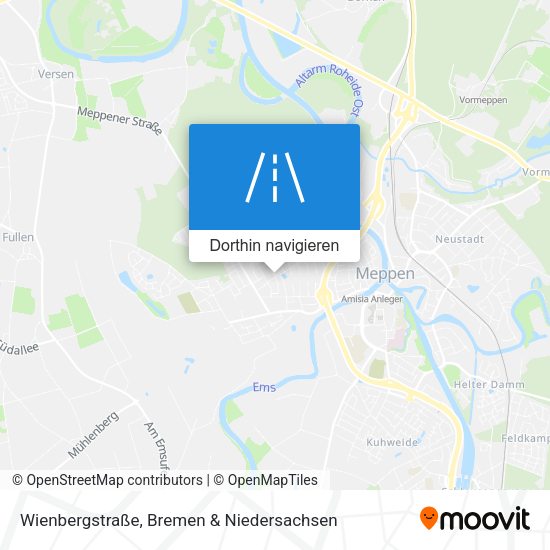 Wienbergstraße Karte
