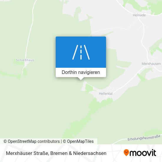 Merxhäuser Straße Karte