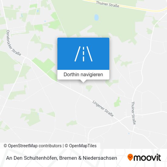 An Den Schultenhöfen Karte