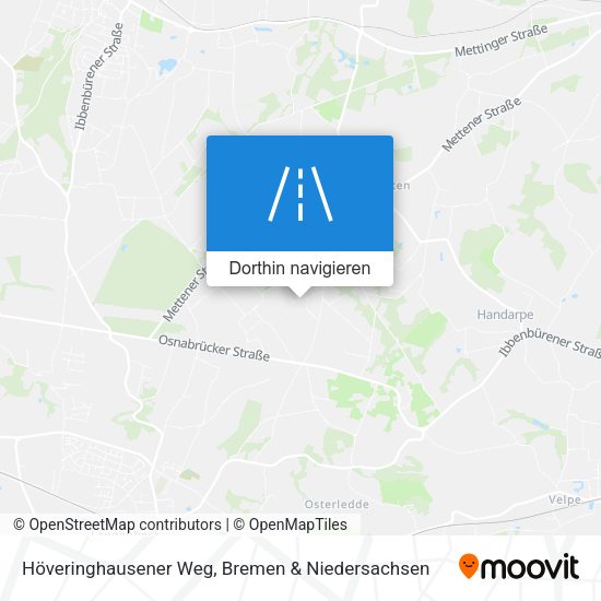 Höveringhausener Weg Karte