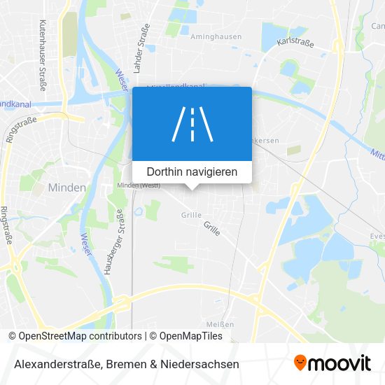Alexanderstraße Karte