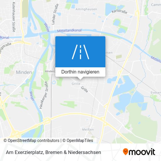 Am Exerzierplatz Karte